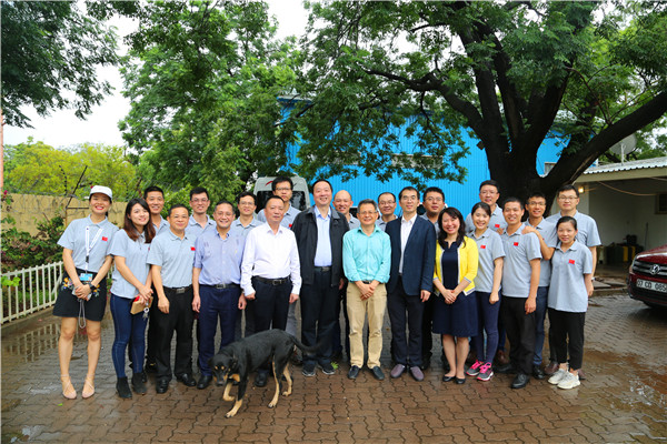 福建省卫生健康委代表团赴博茨瓦纳慰问医疗队员 推进卫生合作