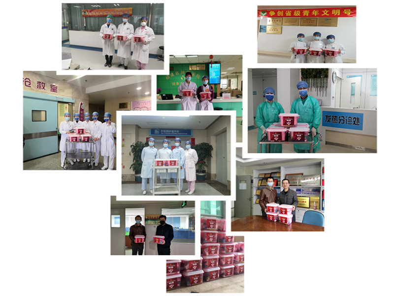 “红马甲”护“白衣” 志愿青春暖人心