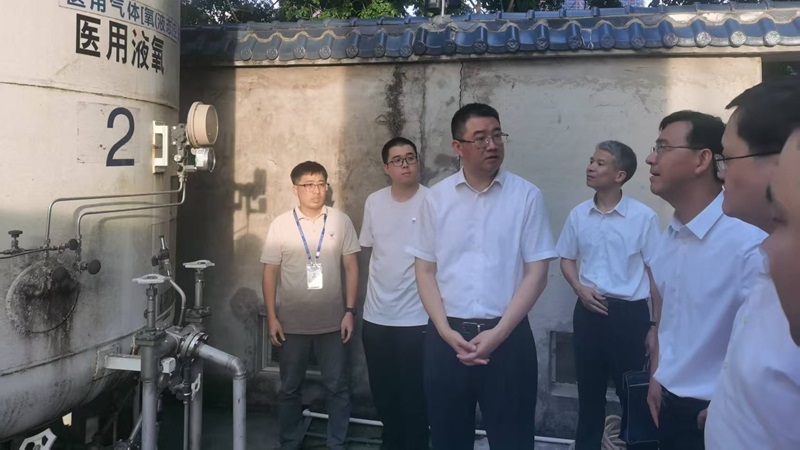 省卫健委主要负责同志带队开展消防安全大排查大整治问题隐患整改“回头看”